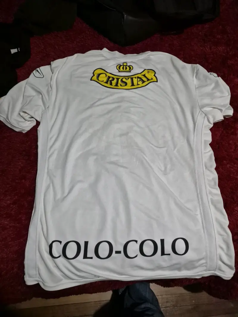 Camiseta fútbol Reebok blanca año 2004 - 3