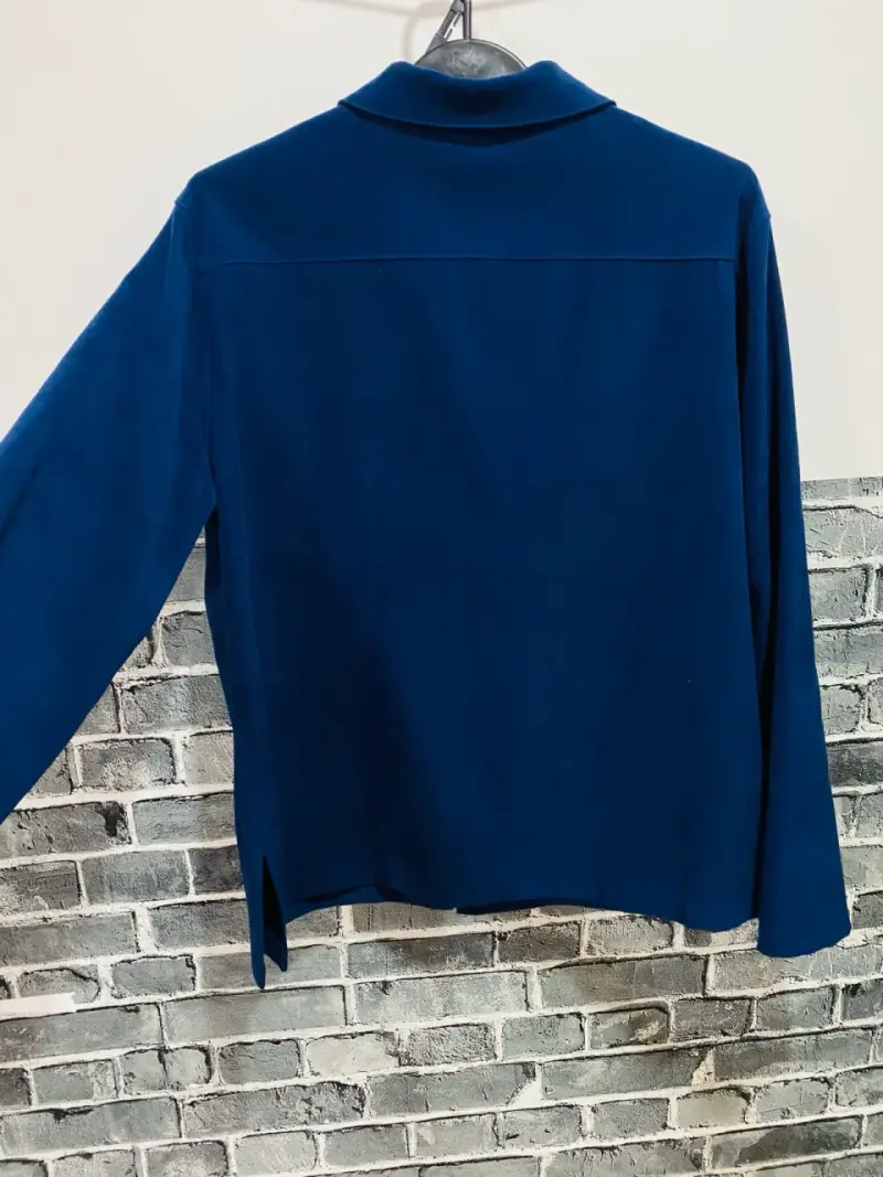 Chaqueta azul con cierre - 2
