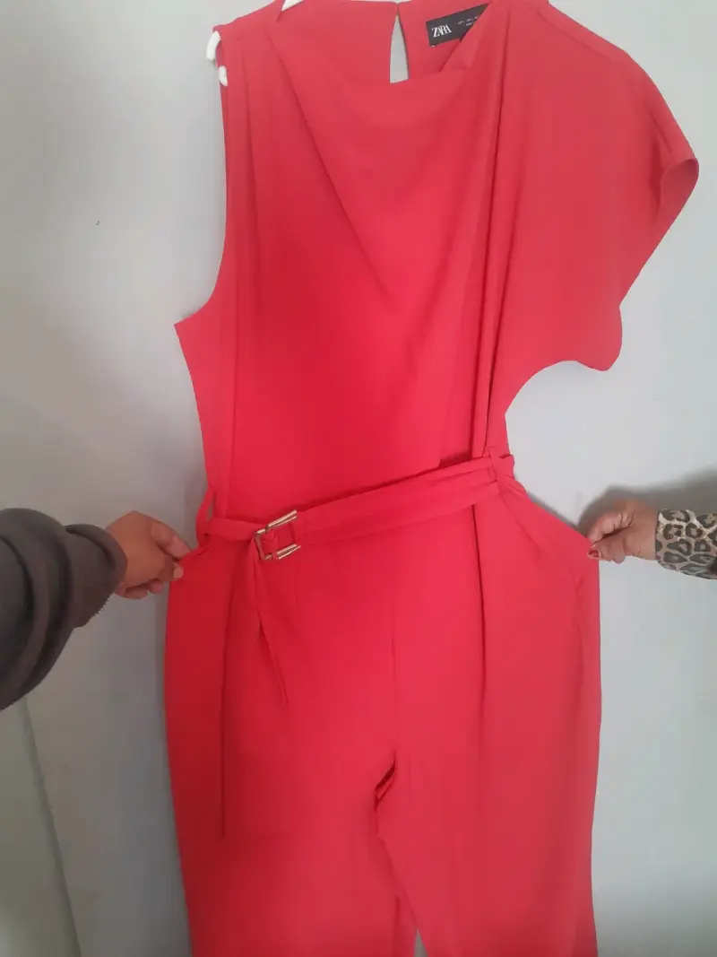 Vestido rojo Zara talla L - 2