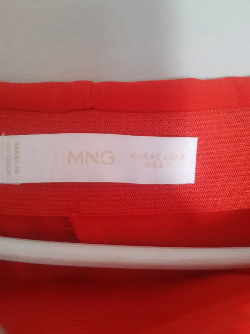 Vestido rojo Zara talla L - 4
