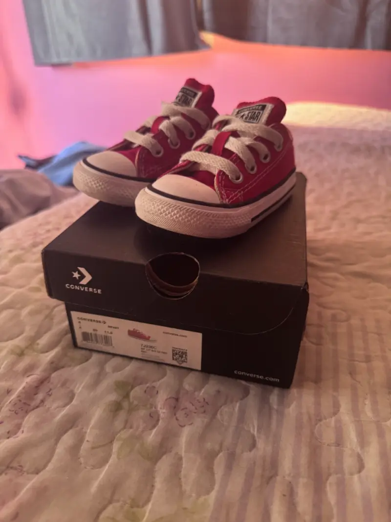 Zapatillas Converse rojas niño - 3