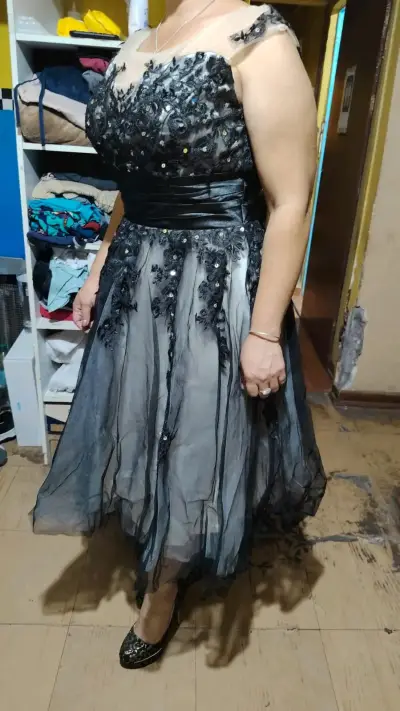 Vestido de novia blanco encaje - miniatura 4