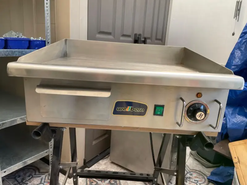 Plancha de cocina Wellborn inox