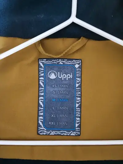 Parka impermeable mostaza y azul - miniatura 2
