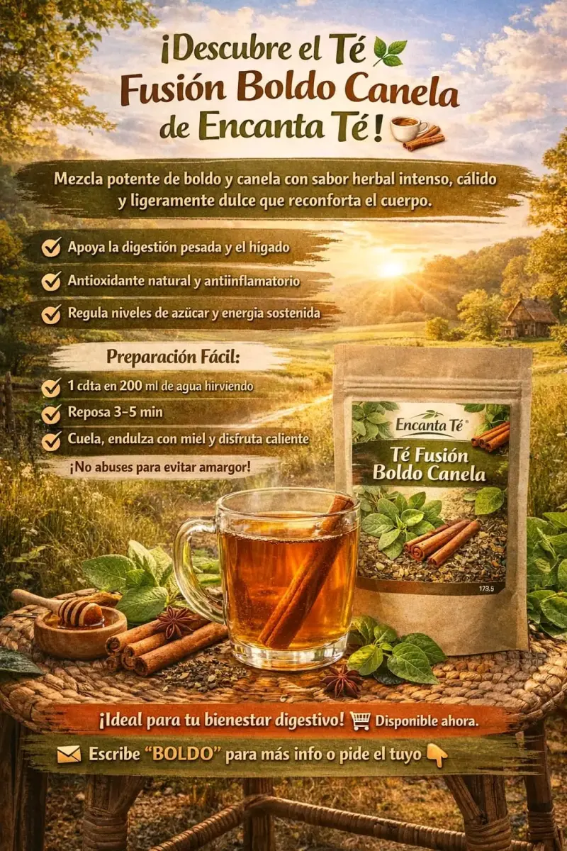 Té Fusión Boldo Canela 123g - 1