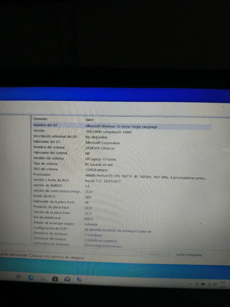 Notebook HP negro - 2