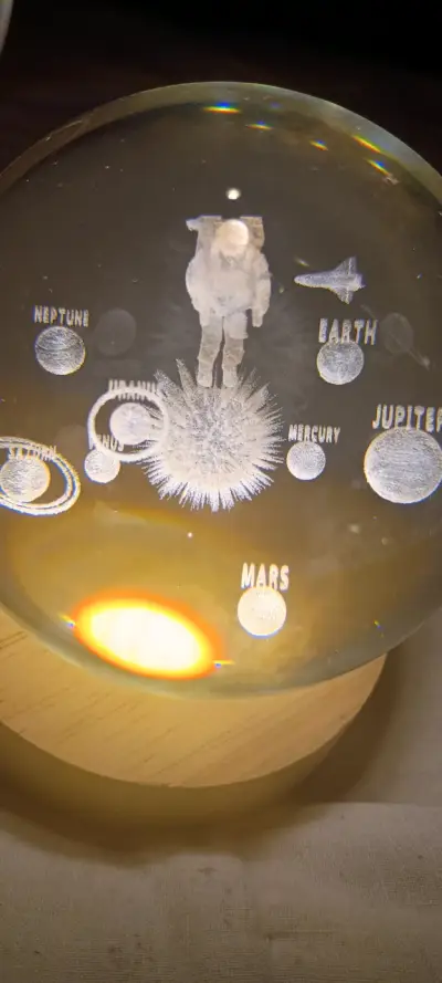 Globo de cristal sistema solar - miniatura 1