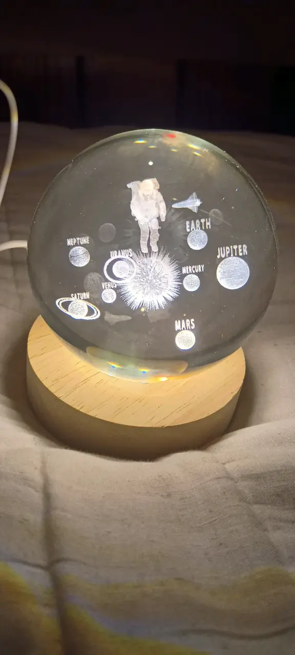 Globo de cristal sistema solar - 2