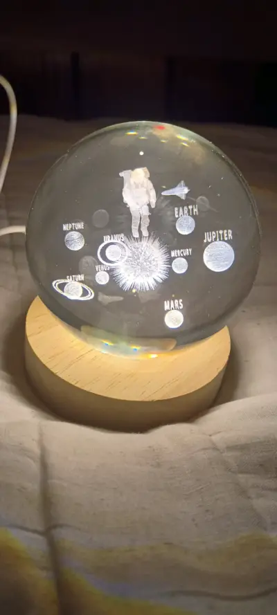 Globo de cristal sistema solar - miniatura 2