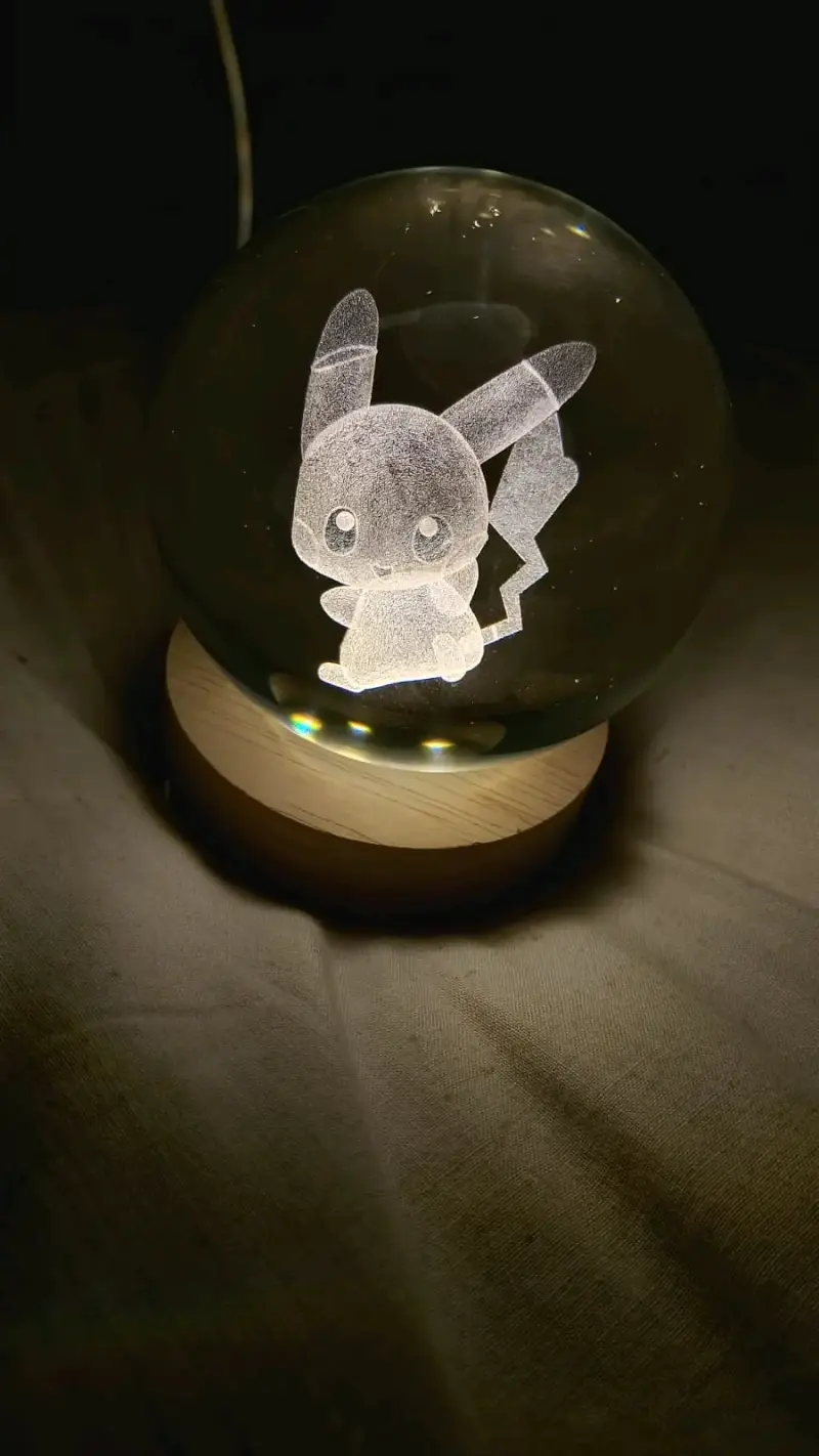Lámpara 3D LED Pikachu