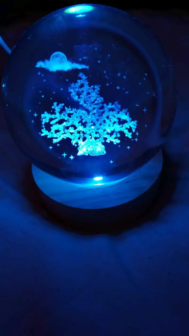 Lámpara decorativa LED árbol