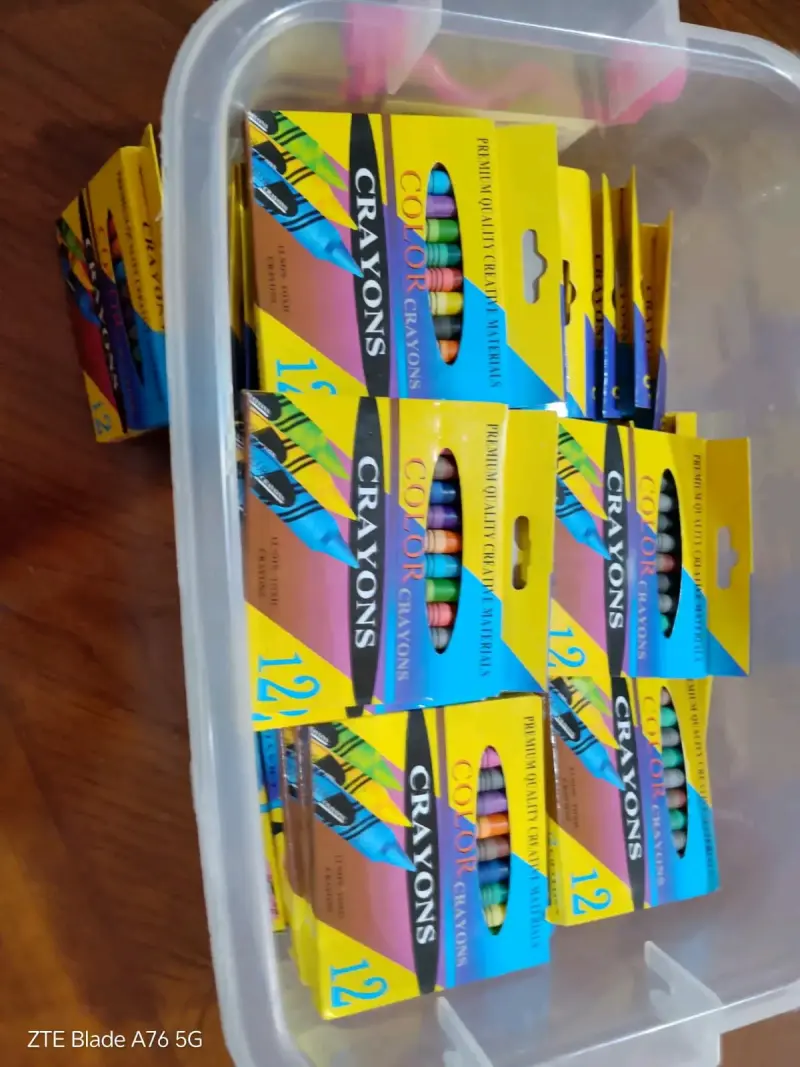 Set de crayones de colores - 4