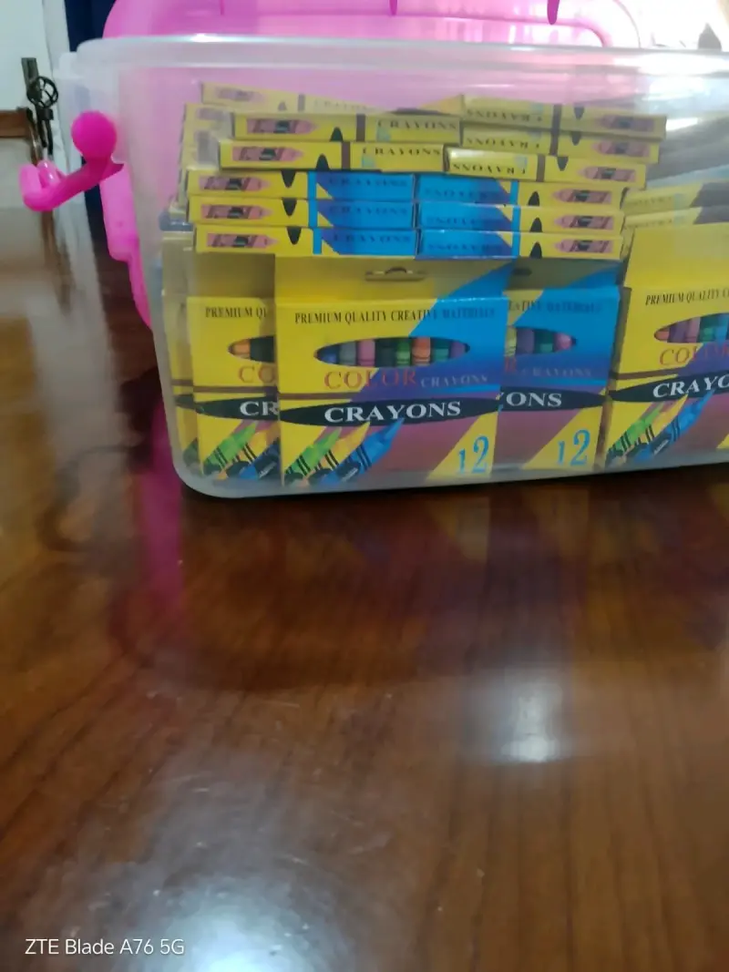 Set de crayones de colores - 5