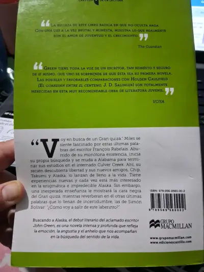 Libro 'Buscando a Alaska' - miniatura 2