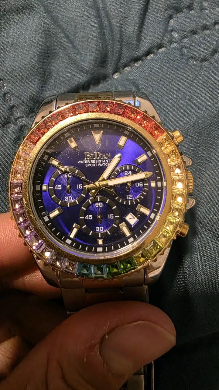 Reloj deportivo multicolor