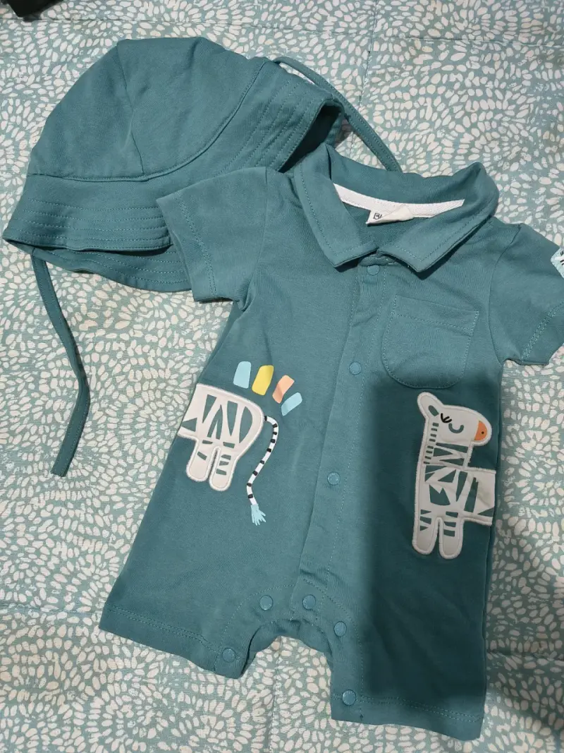 Conjunto bebé black an blue - 1