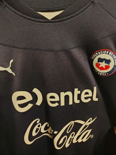 Polerón deportivo selección chilena antiguo - miniatura 4