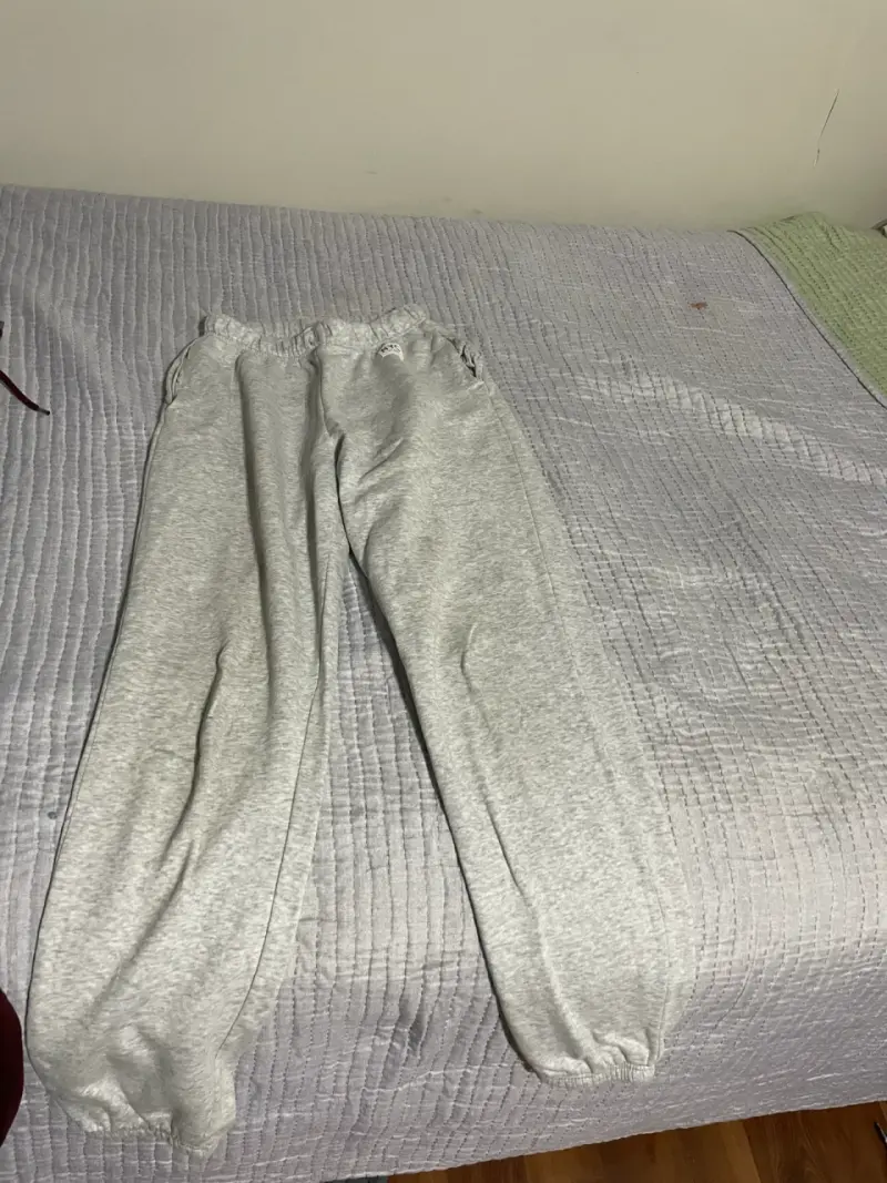 Pantalones de buzo gris