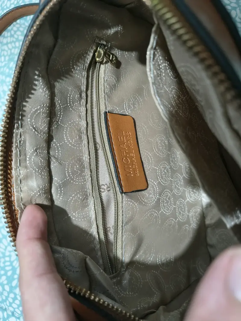 Bolso Michael Kors beige con estampado - 3