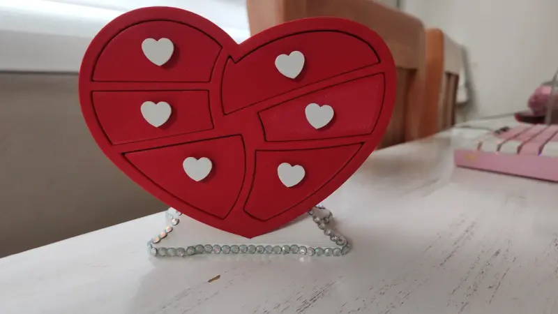 Joyero forma corazón