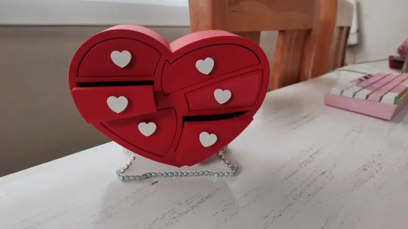 Joyero forma corazón - 2