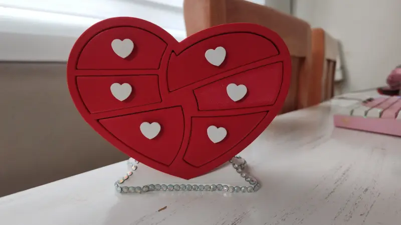 Joyero forma corazón - 3