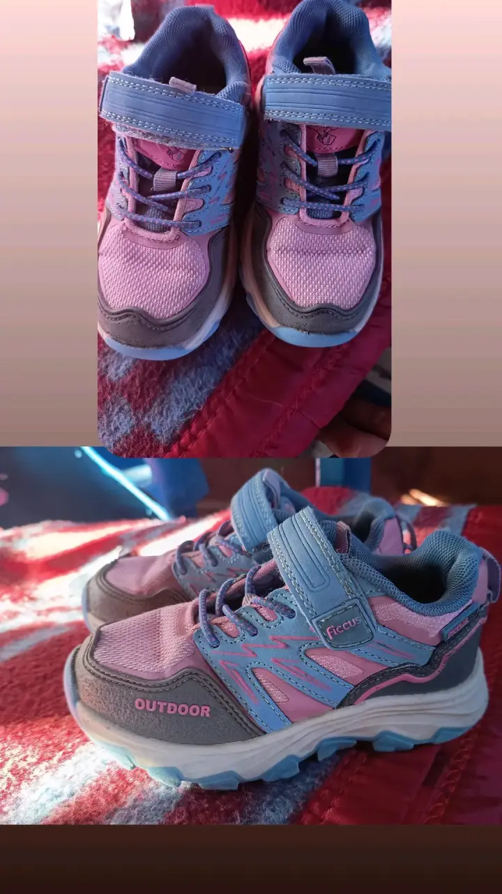 Zapatillas outdoor rosadas para niños