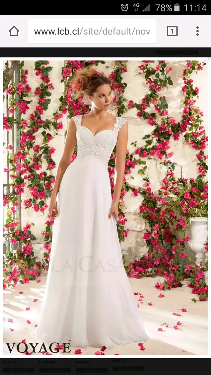 Vestido de novia elegante - 3