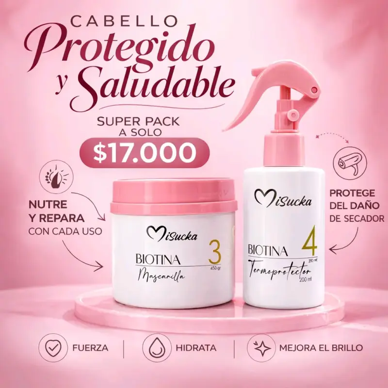 Pack cuidado cabello biotina