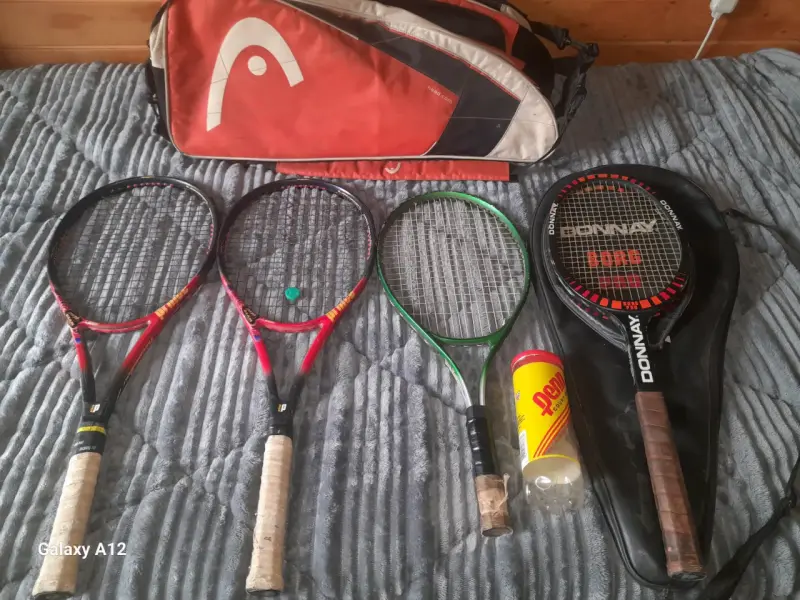 Set de raquetas de tenis y bolsa
