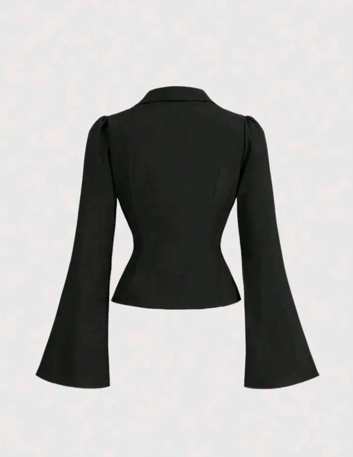 Camisa negra ajustada - 2