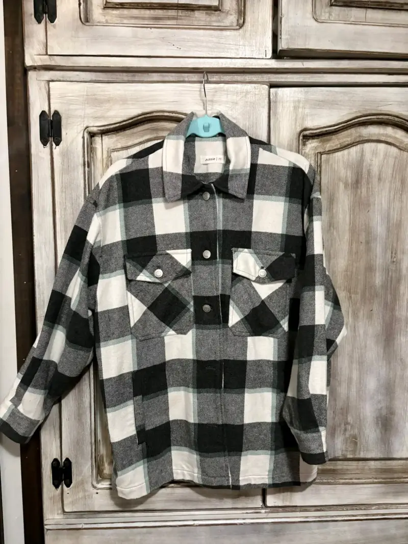 Camisa de franela a cuadros - 1