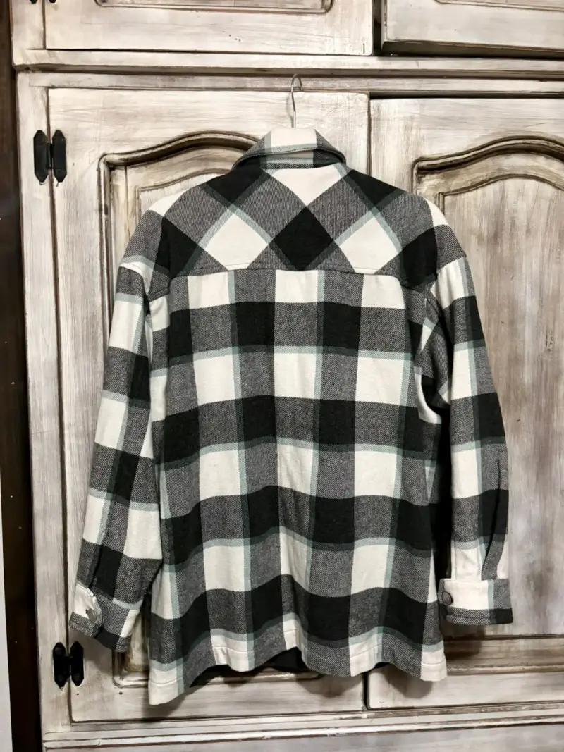 Camisa de franela a cuadros - 4
