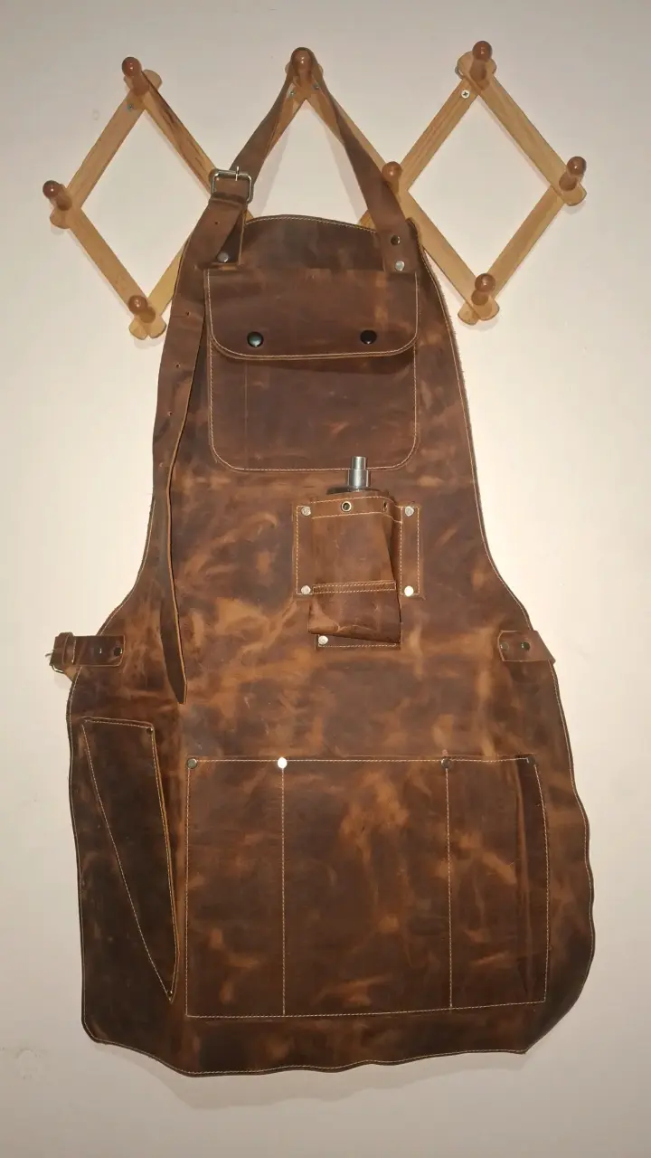 Pechera para asados 100% Cuero - 3