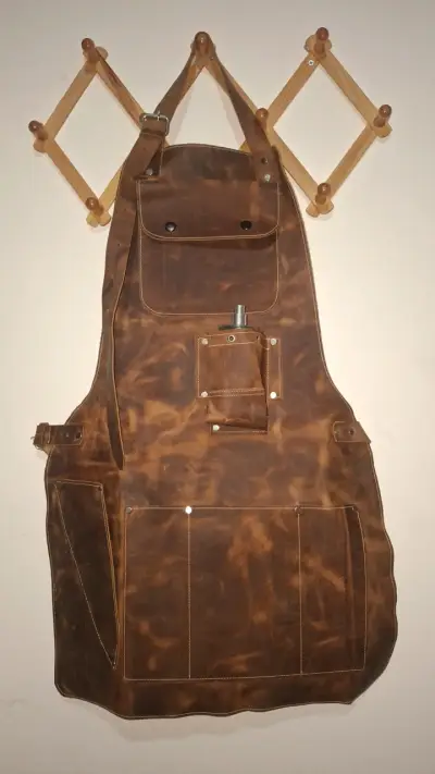 Pechera para asados 100% Cuero - miniatura 3