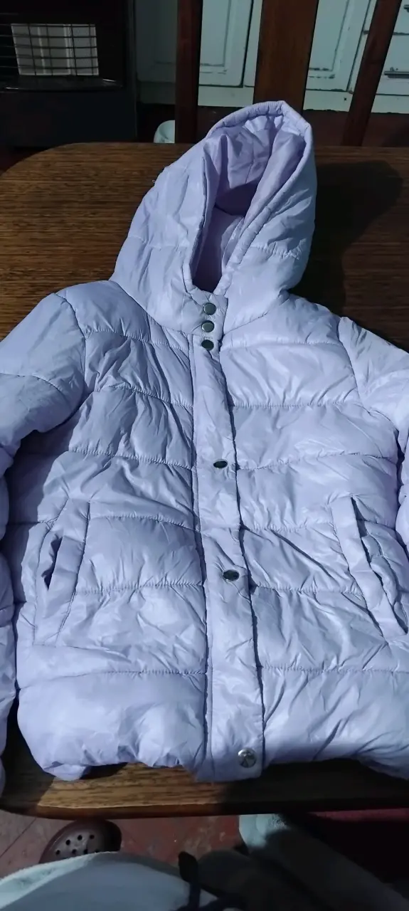 Parka acolchada celeste - 1