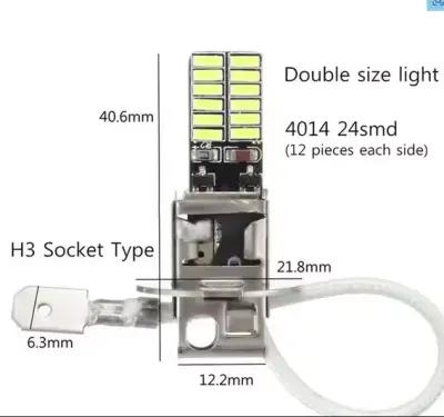 Ampolleta LED H3 para autos - miniatura 4