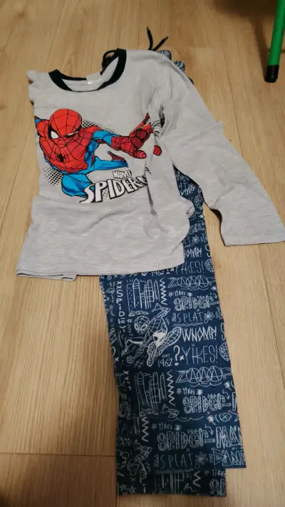 Poleras para niños manga larga talla 10, pijama, - miniatura 3