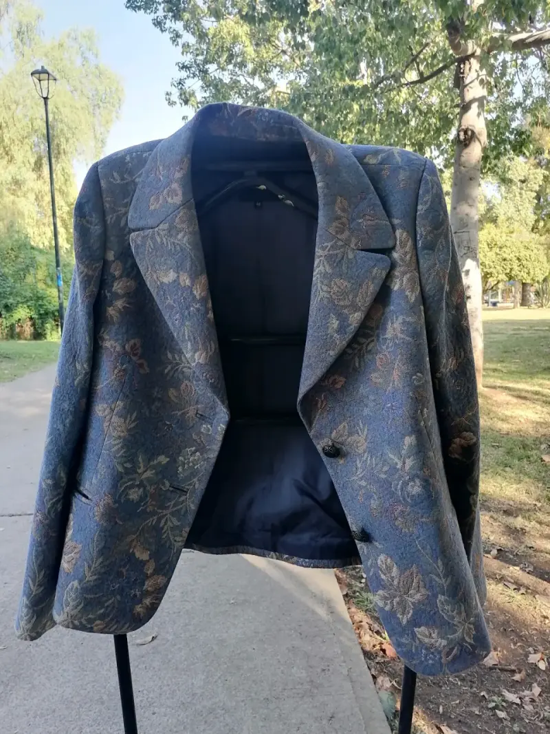 Blazer vintage estampado floral