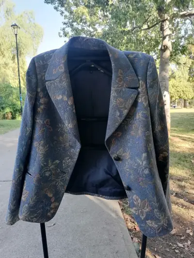 Blazer vintage estampado floral - miniatura 1