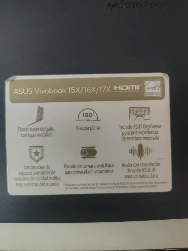 Notebook ASUS VivoBook 15,6" FHD - 4