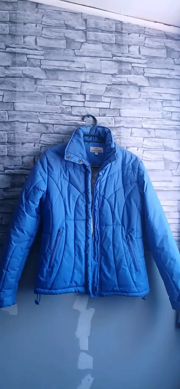Chaqueta acolchada azul - 1