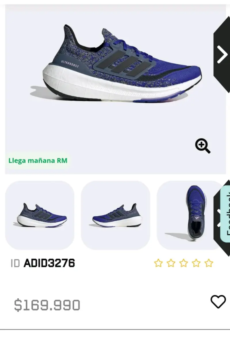 Zapatillas Running Adidas Ultraboost Light - 6