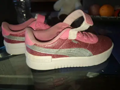 Zapatillas rosadas con brillo para niñas - miniatura 3