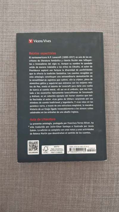 Libro 'Relatos espectrales' H.P. Lovecraft - miniatura 4