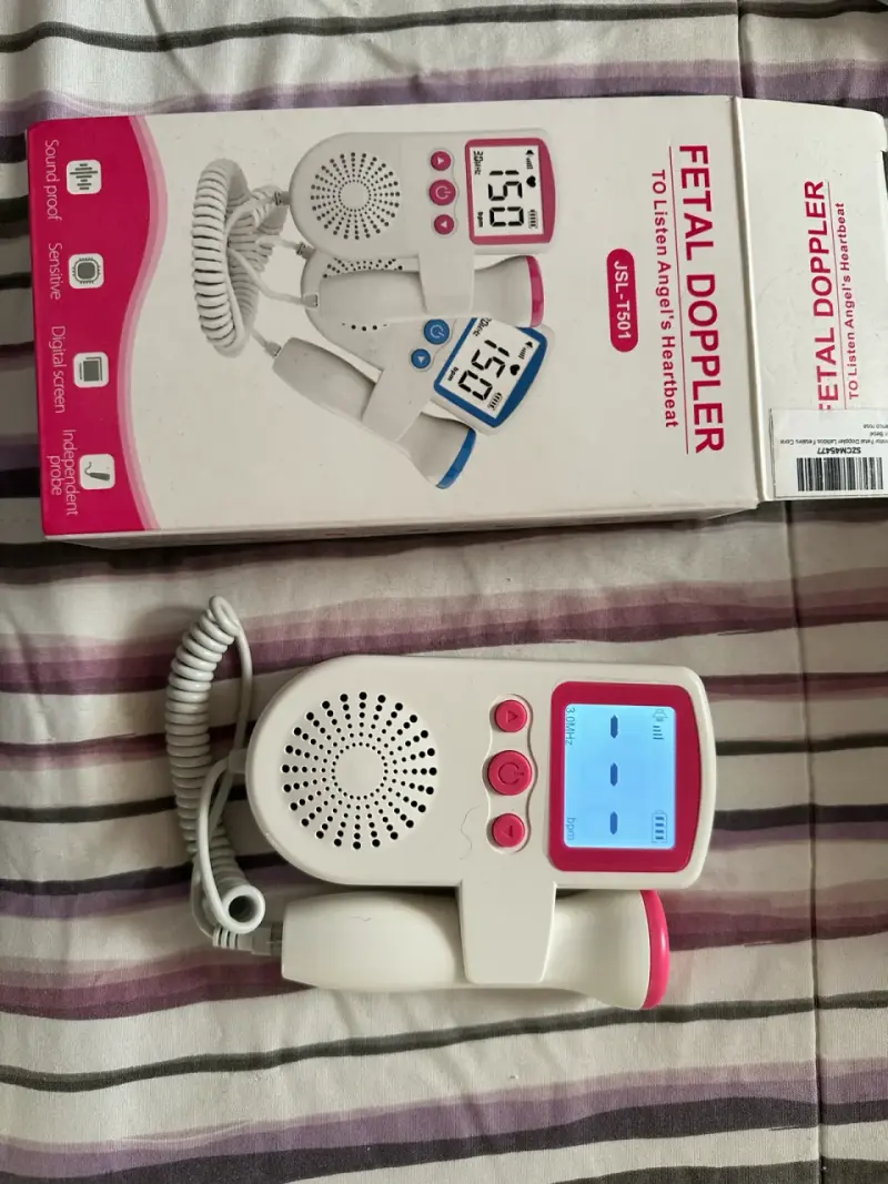 Doppler fetal portátil rosa