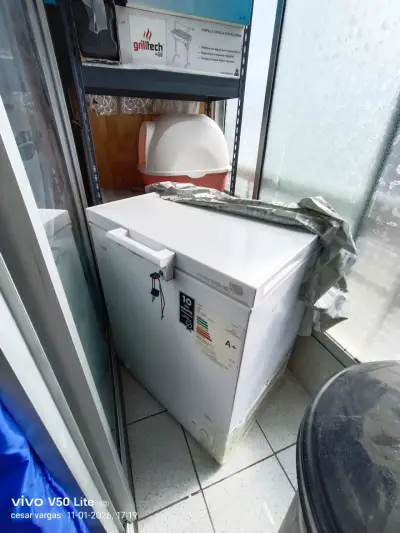 Congelador horizontal blanco - miniatura 1