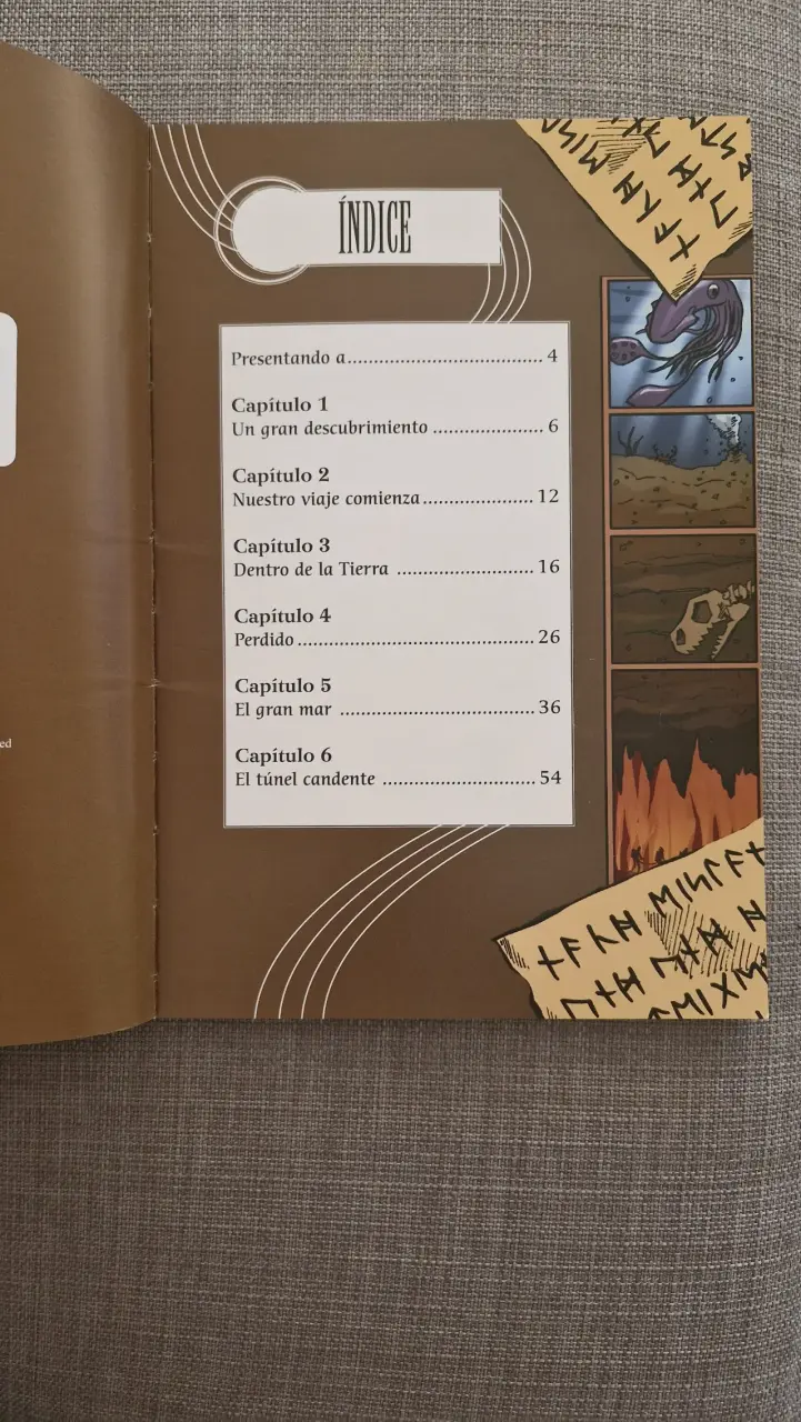 Novela gráfica Viaje al Centro de la Tierra - 2