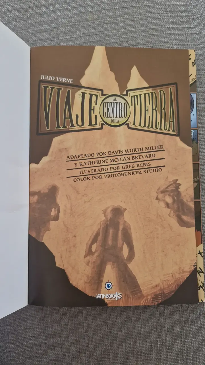 Novela gráfica Viaje al Centro de la Tierra - 4