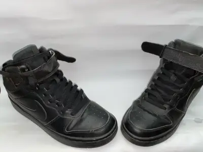 Zapatillas negras de caña alta - miniatura 3